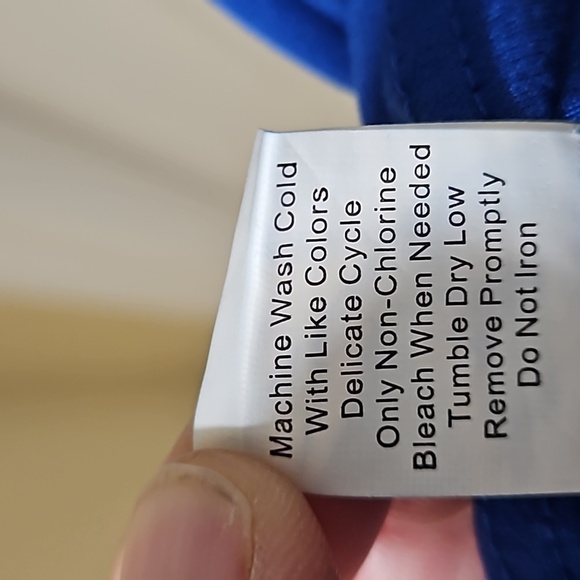 Emme Jordan Womens Plus Royal Blue Leopard Chic Shoes Tie Front Short Sleeve Top - Picture 9 of 12